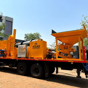 Planta mezcladora de asfalto móvil Planta mezcladora en caliente portátil para construcción de carreteras flexible - Product Image 1