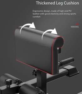 Panca Multifunzione per Squat Profondi, Attrezzo Regolabile per Esercizi Gambe, Glutei, Addominali, Push-up e Sit-up per Allenamento Domestico - Product Image 5