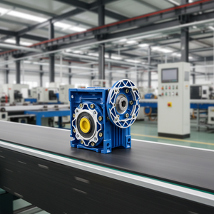 NEMA17 OEM Otomasyon Ekipmanları Sonsuz Dişli Kutusu Kendinden Kilitli NMRV Şanzıman Flanş Montajlı İçi Boş Mil 5:1~100:1 Oranı - Product Image 2