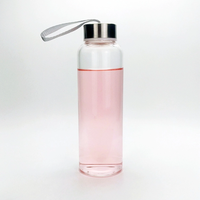 Groothandel Clear Water Drinken Glazen Fles Met Schroef Deksel 300Ml 400Ml 500Ml