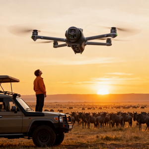 Dron Mavic <span class=keywords><strong>4</strong></span> Pro <span class=keywords><strong>Fly</strong></span> More Combo, Cámara Hasselblad CMOS <span class=keywords><strong>4</strong></span>/3 de 100MP, 6K/60fps HDR, Gimbal de 360°, Posicionamiento RTK, Plegable, 51min de Autonomía - Product Image 1