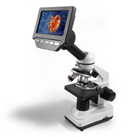 2025 Newest 4.3 Inch Digital Microscope with Electronic Eyepiece and 1080P Video Best Science Teaching Tool VMS430BE
