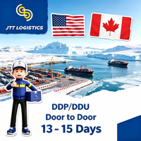Chine vers États-Unis Canada DDP Fret maritime porte-à-porte FCL LCL Consolidation Expédition maritime rapide Taxes incluses