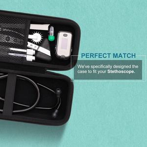 กระเป๋าใส่เครื่องมือแพทย์แบบกำหนดเองสำหรับหูฟังแพทย์ <span class=keywords><strong>3M</strong></span> Littmann <span class=keywords><strong>Cardiology</strong></span> III <span class=keywords><strong>Master</strong></span> <span class=keywords><strong>Cardiology</strong></span>/MDF MD One ทำจากสแตนเลส - Product Image 2