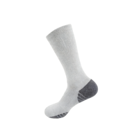 Chaussettes de sport en polyester et nylon tricotées, logo personnalisé, motif imprimé numérique rayé, évacuation de l'humidité, respirantes, en maille
