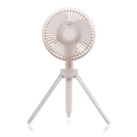 Fernbedienung Stativ Rotierender Tragbarer 10000mAh Powerbank LED-Laterne China USB-Ventilatoren Wiederaufladbarer Rotierender Ventilator Wandmontage