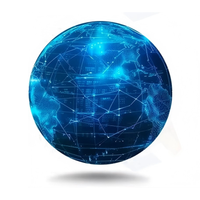 Écran LED sphérique de qualité supérieure pour l'extérieur, P3 P4 P5, écran LED boule, dynamique, 3D, sphère, globe, mur vidéo pour événements et expositions