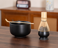 Autocollants personnalisés avec logo pour emballage, kits de thé matcha de remplacement, bol à matcha Chawan, kit japonais pour faire du matcha personnalisé