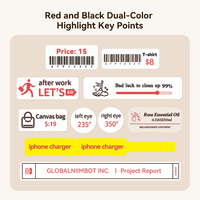 Niimbot D11 _ H Electronics Imprimante de téléphone portable intelligente Rouge à lèvres Soins de la peau Démaquillant Cosmétiques Imprimante d'étiquettes circulaires