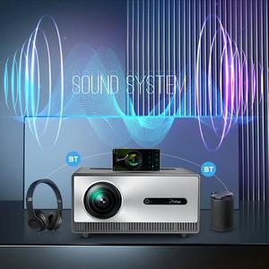 Proyector Android 2026 con 2 GB de RAM, Altavoz y Bluetooth, Smart Full HD 4K, Proyector de Video para Cine en Casa - Product Image 5