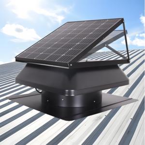 Ventilateur d'extraction solaire 40W IP68 pour fenêtre de grenier, ventilateur de toit en métal ondulé pour usage domestique, avec pales pour ventilateur de toit solaire - Product Image 1