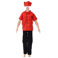 Nouvelle Robe de Poupée Tendance de 11 Pouces, Jupe à Bretelles, Vêtements de Chef pour Hommes et Femmes de 30 cm, Plusieurs Styles
