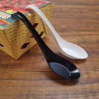 Cuillère à dîner asiatique Fécule de maïs Vaisselle biodégradable Cuillère à soupe chinoise jetable pour restaurant