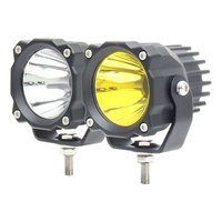 Nouvelles lampes antibrouillard super lumineuses pour camion tout-terrain 4x4, blanc ambre, 3 pouces, 25W, 12V, LED pour Polaris UTV ATV