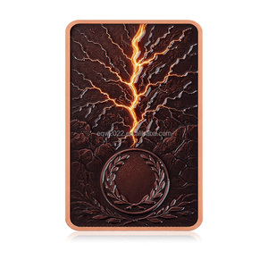 Vente en gros de barres de cuivre pur à 99,9 % de 5 oz, design Éclairs du Dieu Grec Zeus, lingot commémoratif en cuivre, approvisionnement en vrac - Product Image 4