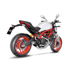 LV-10 sistema di scarico motociclistico in edizione nera per DUCATI MONSTER 797 2017-2020 modello 18843 - Product Image 2