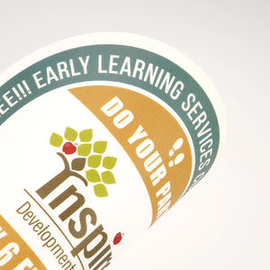 ملصقات أرضية مخصصة للتباعد، لافتة منفصلة للأماكن العامة، ملصق إشعار أمان مقاوم للانزلاق - Product Image 3