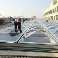 Dôme solaire d'hémisphère en plastique transparent de dôme de lucarne de polycarbonate UV pour la construction de sports