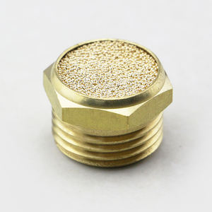 BSLM-06 BSLM-10 <span class=keywords><strong>3</strong></span>/4英寸迷你平黄铜气动推入式快速排气阀消音器中国BSLM - Product Image 4