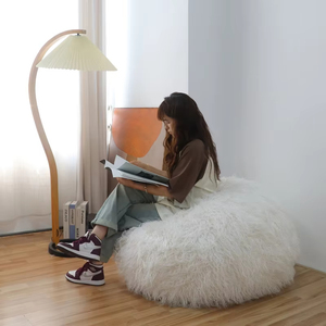 Yiyuan moderne japonais minimaliste pouf canapé-lit pour adultes Style européen rempli pouf avec éponge écrasée pour salon - Product Image 2