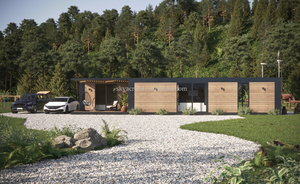 Petites maisons modernes préfabriquées de 20 pieds Petits kits de bâtiments de <span class=keywords><strong>jardin</strong></span> DIY Panneau sandwich de conception modulaire pour l'extérieur Maisons préfabriquées - Product Image 3