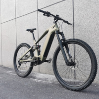 Bafang – cadre en carbone M600, vélo électrique à Suspension complète, 500w Bafang M560, cadre en carbone, vélo de montagne