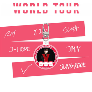 Llaveros Acrílicos de Kpop <span class=keywords><strong>BTS</strong></span>, Jungkook, Jimin, V, Jin, RM, Suga, J-Hope, Llaveros con Temática del Álbum World Tour, Regalo para Fans, Venta al Por Mayor - Product Image 5