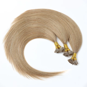 Extensions de cheveux naturels vierges de qualité supérieure Jasmine Beauty, I-Tip, pré-collées, cuticules intactes, double épaisseur. - Product Image 6