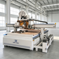 Centre d'usinage CNC ATC pour le bois 2040 2030 3 axes à double table pour la sculpture et la gravure de pieds de chaise en bois