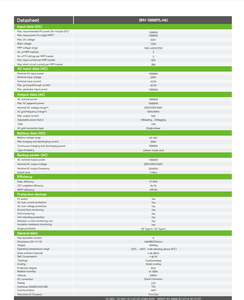 อินเวอร์เตอร์ไฮบริด Growatt <span class=keywords><strong>SPH</strong></span> 10000TL-HU 10kW 3 MPPT 200A พร้อมระบบสำรองไฟฟ้า UPS สำหรับระบบกักเก็บพลังงานภายในบ้าน - Product Image 4