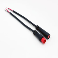 Connecteur Mini M8 IP65 Étanche 2 Broches Mâle-Femelle pour Câble de Vélo Électrique, Trottinette, Phare LED et Clignotant