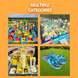 Parcours d'obstacles gonflable, <span class=keywords><strong>grand</strong></span> parc d'attractions gonflable géant, aire de jeux gonflable extérieure pour enfants - Product Image 5