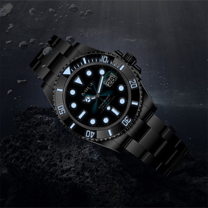Reloj Mecánico MIGE para Hombre, con Bisel Cronógrafo Superluminoso de Acero Inoxidable 316L, Automático, de Buceo, 100M, con Fecha - Product Image 4
