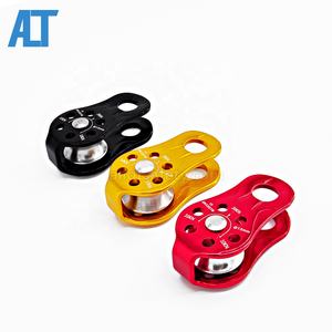 Heavy Duty 20KN Polea de <span class=keywords><strong>cuerda</strong></span> giratoria simple Árbol fijo Escalada Polea única Rappel Arborist Rescue - Product Image 4