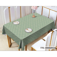 Nappe de table en PVC moderne, imprimée, durable, résistante à la chaleur, imperméable, anti-taches, écologique, facile à nettoyer, pour la maison et les fêtes