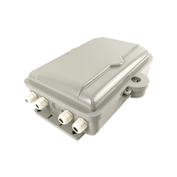 Boîtier de distribution de fibre optique extérieur IP65 FTTH 16/24 cœurs en PP/ABS, boîtier de terminaison optique FAT, boîtier de répartition FTTH