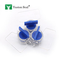 Sceau de sécurité en plastique anti-effraction avec fil pour compteurs électriques, d'eau et de gaz, numéroté sur mesure
