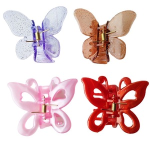 Pince à cheveux papillon, pack multicolore assorti, accessoire capillaire de vendeur ambulant de grand magasin à un yuan, petite marchandise de Yiwu - Product Image 5