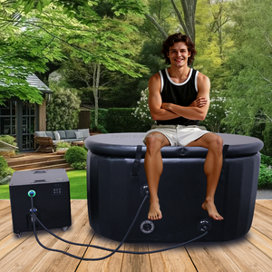 Système de refroidissement rapide pour bain de glace, refroidisseur d'eau 1HP, machine de refroidissement par immersion froide avec filtres et pompe - Product Image 1