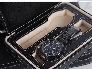 Boîte à montre en cuir PU faite à la main, boîte de haute qualité pour montre, vente chaude, boîtes à montres de luxe pour hommes - Product Image 3