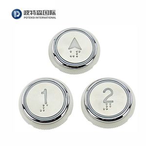 Hot Selling <strong>SJEC</strong> <strong>Elevator</strong> Parts <strong>SJEC</strong> <strong>Elevator</strong> Push <strong>Button</strong> Stainless Steel Push <strong>Button</strong> - Product Image 4