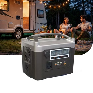 สถานีพลังงานแสงอาทิตย์แบบพกพา 600W AC/DC พร้อมตัวควบคุม MPPT คลื่นไซน์บริสุทธิ์ 384Wh วัสดุ ABS ใช้ได้กับรถยนต์ สำหรับใช้ในครัวเรือน - Product Image 2