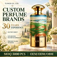 Flacon de parfum vintage, design en verre décoratif avec corps de style antique et emballage de luxe en boîte cadeau