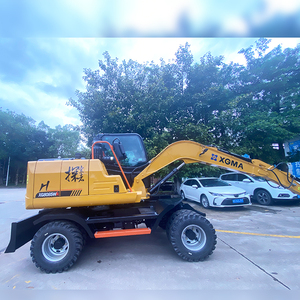 <span class=keywords><strong>XGMA</strong></span> fornitura diretta della fabbrica 8085 piccolo scavatore 8 Ton 4 ruote 55KW escavatore ruota - Product Image 3