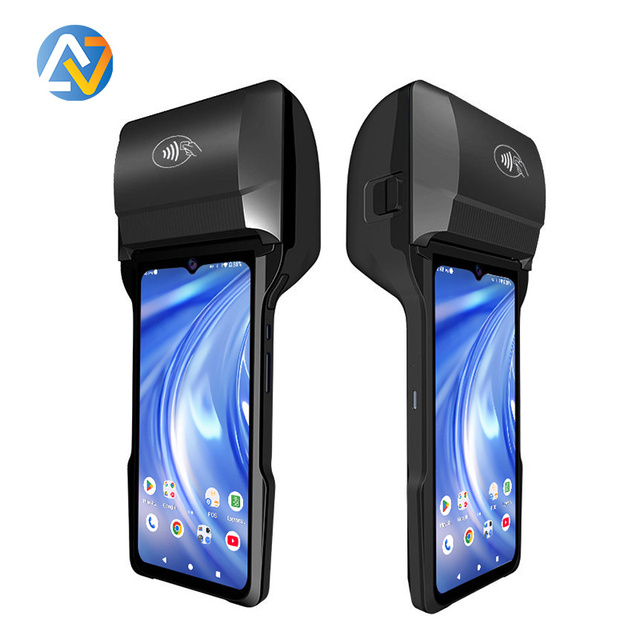 All in One Pos Device 6.5 Inch Android 14 Thermal Printer Handheld Mobile Pos Terminal Machine for Restaurant