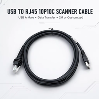 Câble USB vers RJ45 avec gaine en PVC et tresse en cuivre pur pour les scanners de codes-barres Honeywell 1900GHD1300G1400G, transfert de données