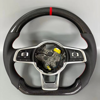 Volant sport personnalisé YLD Assembly avec bande supérieure pour Volkswagen VW GTI MK6 Golf MK7