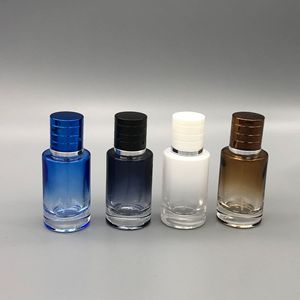 Gradient Color Glass Perfume <b>Bottle</b> Crimp Neck Portable <b>Empty</b> Cosmetic <b>Spray</b> Refill 10Ml - Product Image 1