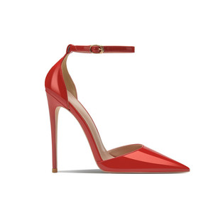 <span class=keywords><strong>Escarpins</strong></span> à talon aiguille en cuir verni pour <span class=keywords><strong>femme</strong></span>, à bout pointu, antidérapants, style décontracté chic, talon de 3-5 cm, personnalisables, noirs - Product Image 3