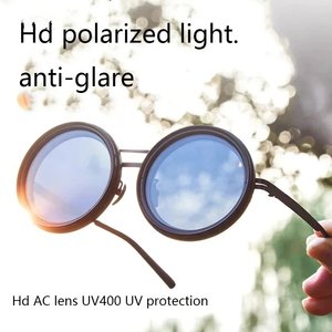 Lunettes de soleil polarisées ajustables 1-9 pour la pêche, verres à filtre ND, lunettes rétro faites à la main, style vintage unisexe - Product Image 2